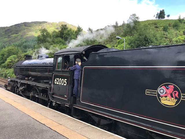 Harry Potter Steam Train at Glenfinnan Station