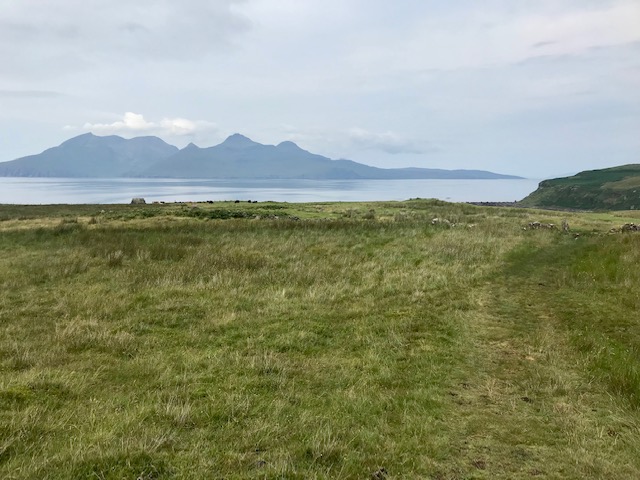 View of Rum from Eigg