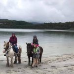 pony treking on Morar beach