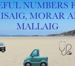 useful numbers for Arisaig. Morar and Mallaig