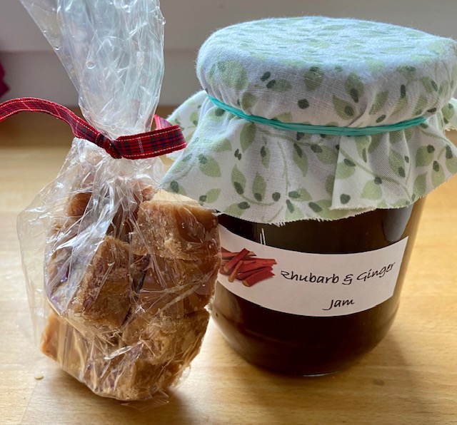 Homemdade jam and tablet at Arisaig Land Sea and Islands Centre