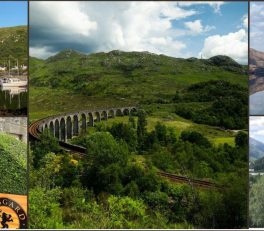 photo collage - alternative to The Jacobite Steam Train
