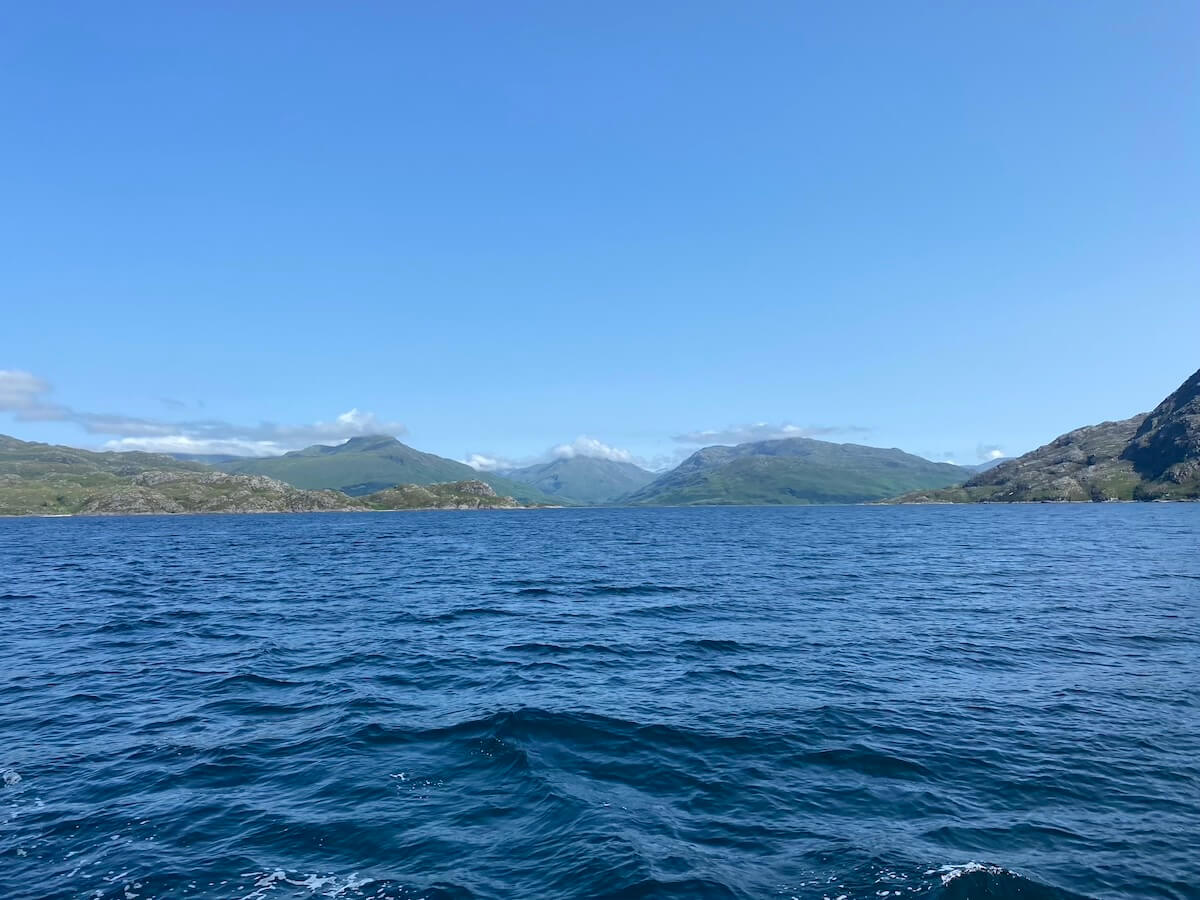 Knoydart from the entrance to Loch Nevis