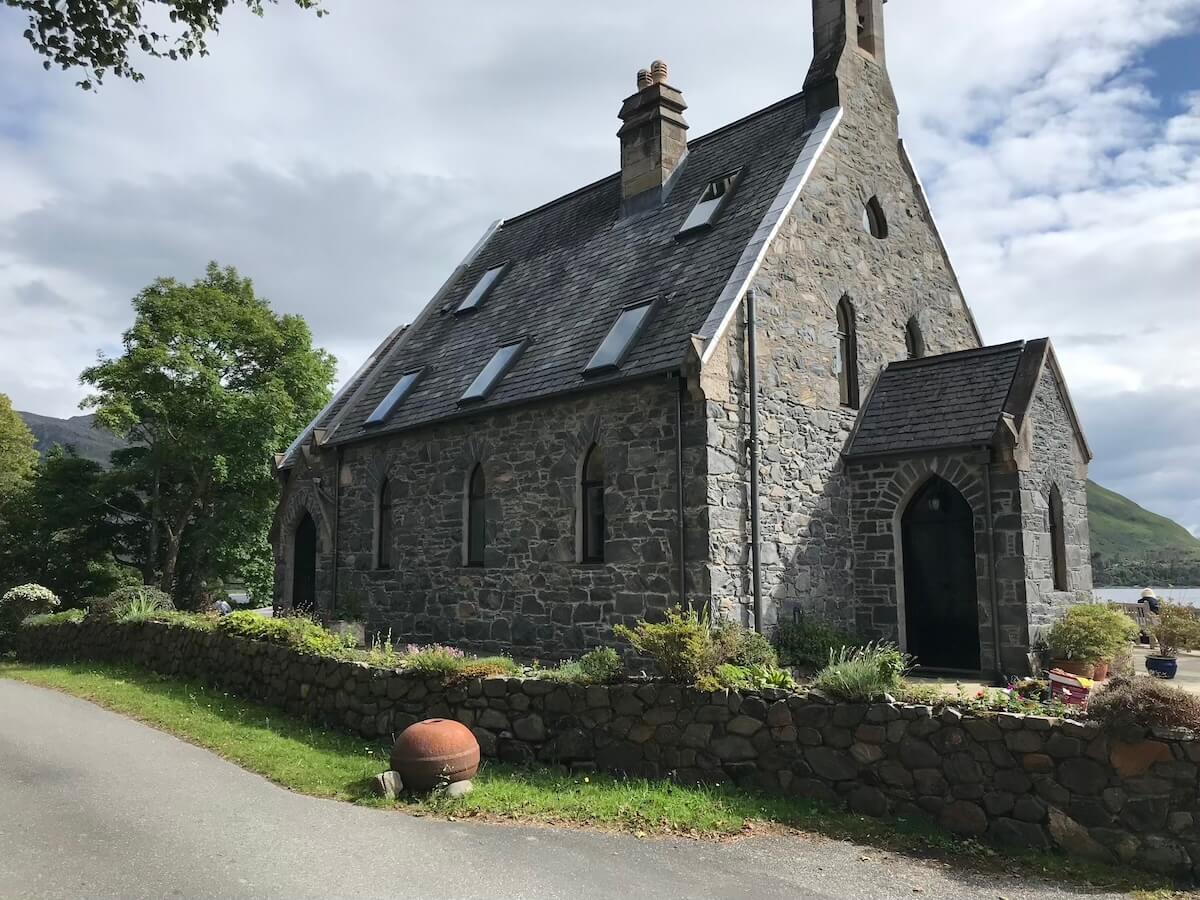the converted old kirk at Knoydart