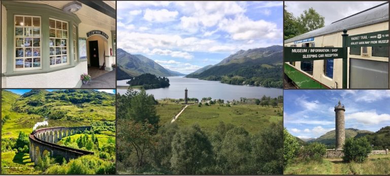 collage of things to do in Glenfinnan